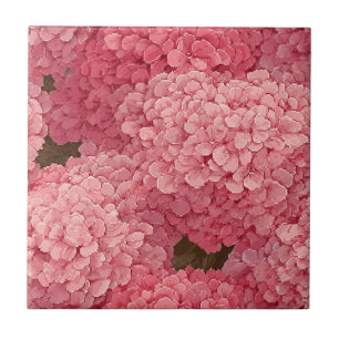 Farbenfrohe Vintage Hydrangeas-Fliesen für das Bad Fliese