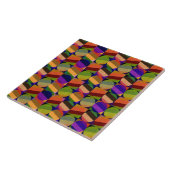 Farbenfrohe Vintage Inspirierte Muster Fliese (Seite)