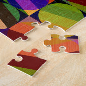 Farbenfrohe Vintage Inspirierte Muster Puzzle (Seite)