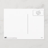 Farbenfrohe Vintage Krippe Feiertagspostkarte (Rückseite)