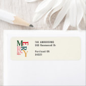 Farbenfrohe Vintage merry chritsmas (Insitu)