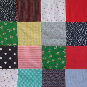 farbenfrohe Vintage Patchwork-Spaß-Cotagecor Untersetzer