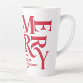 Farbenfrohe, Vintage Ritsmas Gutes Geschenk Milchtasse (Rechts)