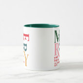 Farbenfrohe Vintage Ritze Gunst Geschenk Tasse (Zentrum)