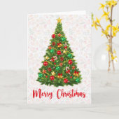 Farbenfrohe Vintage rustikale Weihnachtsfeiertage Karte (Gelbe Blume)