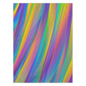 Farbenfrohe Vintage Spektralwellen | Tischdecke (Vorderseite)