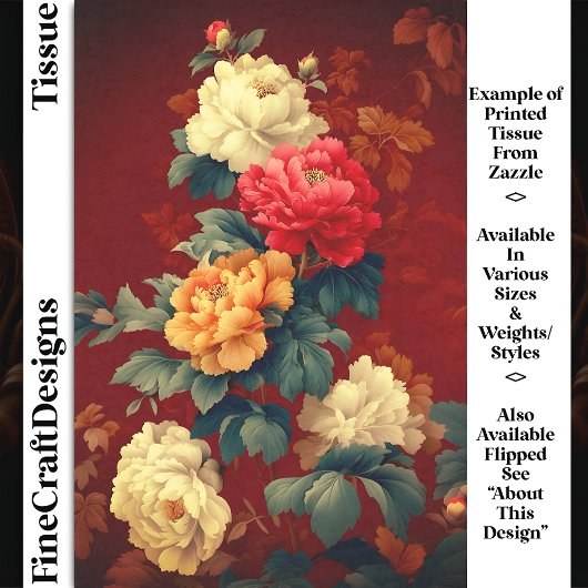 Farbenfrohe Vintage Stilspionage DM6LF Decoupage Seidenpapier