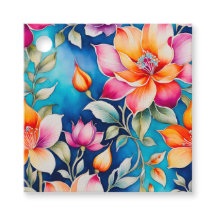 Farbenfrohe Vintage Stoffe Geschenke Tags