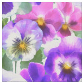 Farbenfrohe Violets Muster für Blume Stoff (Nahaufnahme)