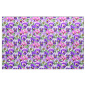 Farbenfrohe Violets Muster für Blume Stoff (Fat Quarter (45,7 x 55,9 cm))