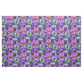 Farbenfrohe Violets Muster für Blume Stoff (Fat Quarter (45,7 x 55,9 cm))
