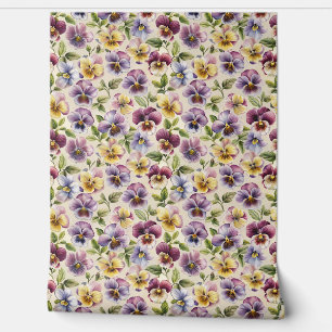 Farbenfrohe violette Blume lila Tapete