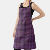 Farbenfrohe violette Farbtöne des Jahres Karo Schürze (InSitu)