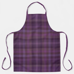 Farbenfrohe violette Farbtöne des Jahres Karo Schürze