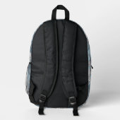 Farbenfrohe Violinblöcke Bedruckter Rucksack (Rückseite)