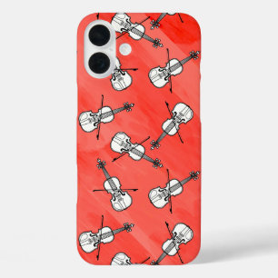 Farbenfrohe Violinblöcke iPhone 16 Plus Hülle