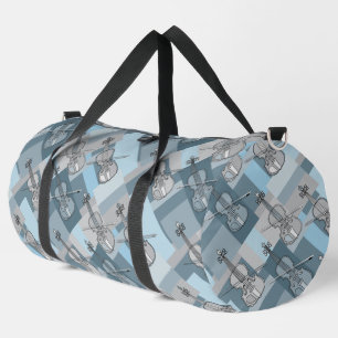 Farbenfrohe Violinblöcke Duffle Bag