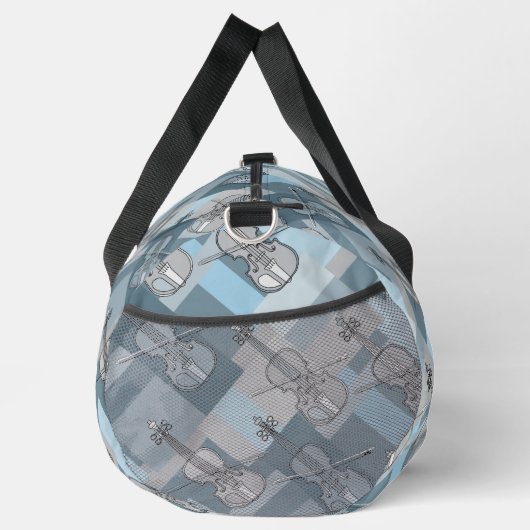 Farbenfrohe Violinblöcke Duffle Bag (Rechts)