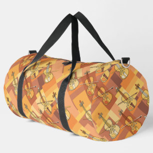 Farbenfrohe Violinblöcke Duffle Bag