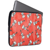 Farbenfrohe Violinblöcke Laptopschutzhülle (Vorne Rechts)