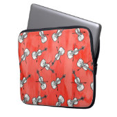 Farbenfrohe Violinblöcke Laptopschutzhülle (Vorderseite Links)