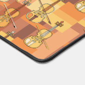 Farbenfrohe Violinblöcke Schreibtischunterlage (Ecke)