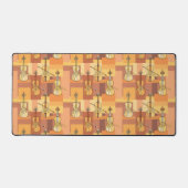 Farbenfrohe Violinblöcke Schreibtischunterlage (Vorderseite)