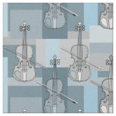 Farbenfrohe Violinblöcke Stoff (Nahaufnahme)