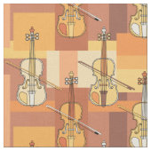 Farbenfrohe Violinblöcke Stoff (Nahaufnahme)