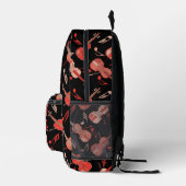 Farbenfrohe Violine angeglast Bedruckter Rucksack (Rechts)