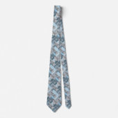 Farbenfrohe Violins Neck Tie Krawatte (Vorderseite)