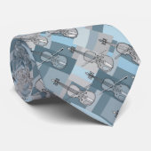 Farbenfrohe Violins Neck Tie Krawatte (Gerollt)