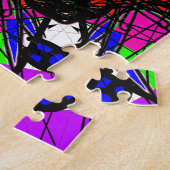 Farbenfrohe Visionary Mandala Puzzle (Seite)