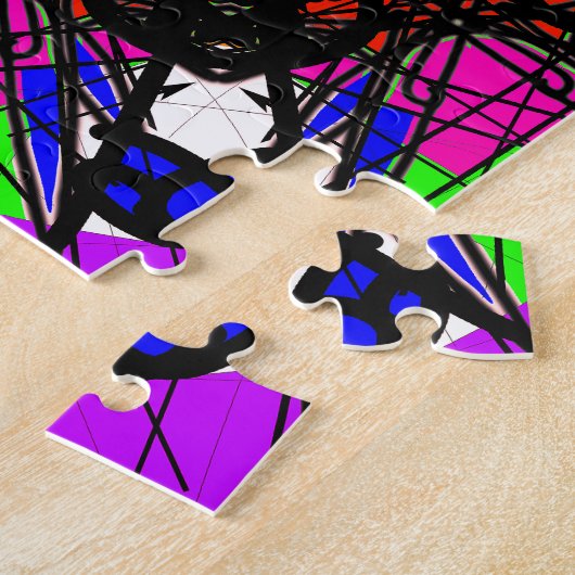 Farbenfrohe Visionary Mandala Puzzle (Seite)