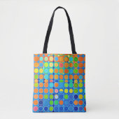 Farbenfrohe Vivid Elegance Stilvolles Muster Tasche (Vorderseite)
