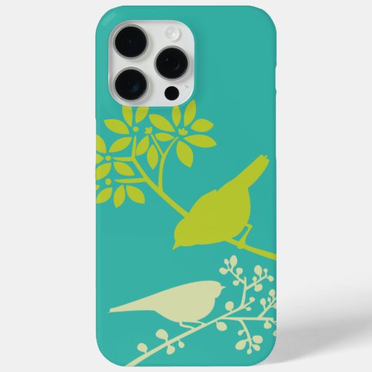 Farbenfrohe Vögel Custom iPhone Case (Rückseite)