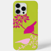 Farbenfrohe Vögel Custom iPhone Case (Rückseite)