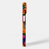 Farbenfrohe Vögel, die von lebhaften Blume beherrs Case-Mate iPhone Hülle (Rückseite / Rechts)