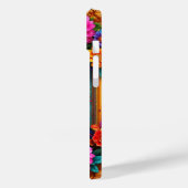 Farbenfrohe Vögel, die von lebhaften Blume beherrs Case-Mate iPhone Hülle (Rückseite / Links)