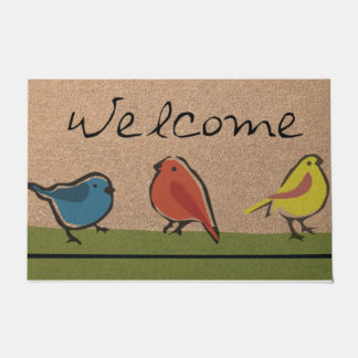 Farbenfrohe Vögel Doormat | Bestes Bird Lover Gesc Fußmatte