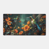 Farbenfrohe Vögel im Garten Schreibtischunterlage (Vorderseite)