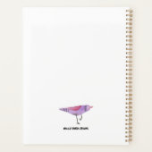 Farbenfrohe Vögel Planer (Rückseite)