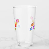 Farbenfrohe Vogelbrille Glas (Rechts)
