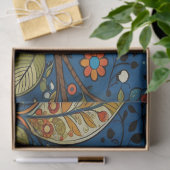 Farbenfrohe Vogeldekoupage Seidenpapier (Geschenk)