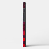 Farbenfrohe Vogelfedern Peacock Case-Mate iPhone Hülle (Rückseite / Links)