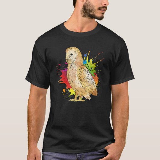 Farbenfrohe Vogelhühner - Tierhuhn 1 T-Shirt (Vorderseite)