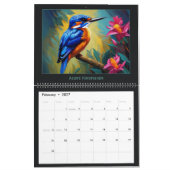 Farbenfrohe Vogelkalender Kalender (Feb 2027)