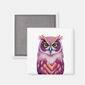 Farbenfrohe Vogelkunst Magnet (Vorderseite/Rückseite)