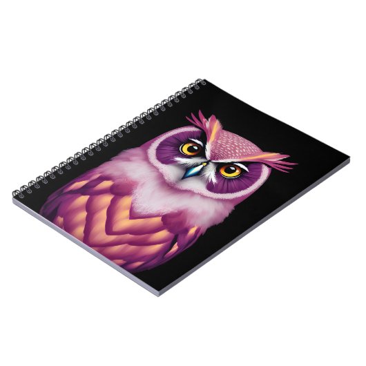 Farbenfrohe Vogelkunst Notizblock (Linke Seite)