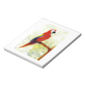 Farbenfrohe Vogelkunst Notizblock (Rotiert)